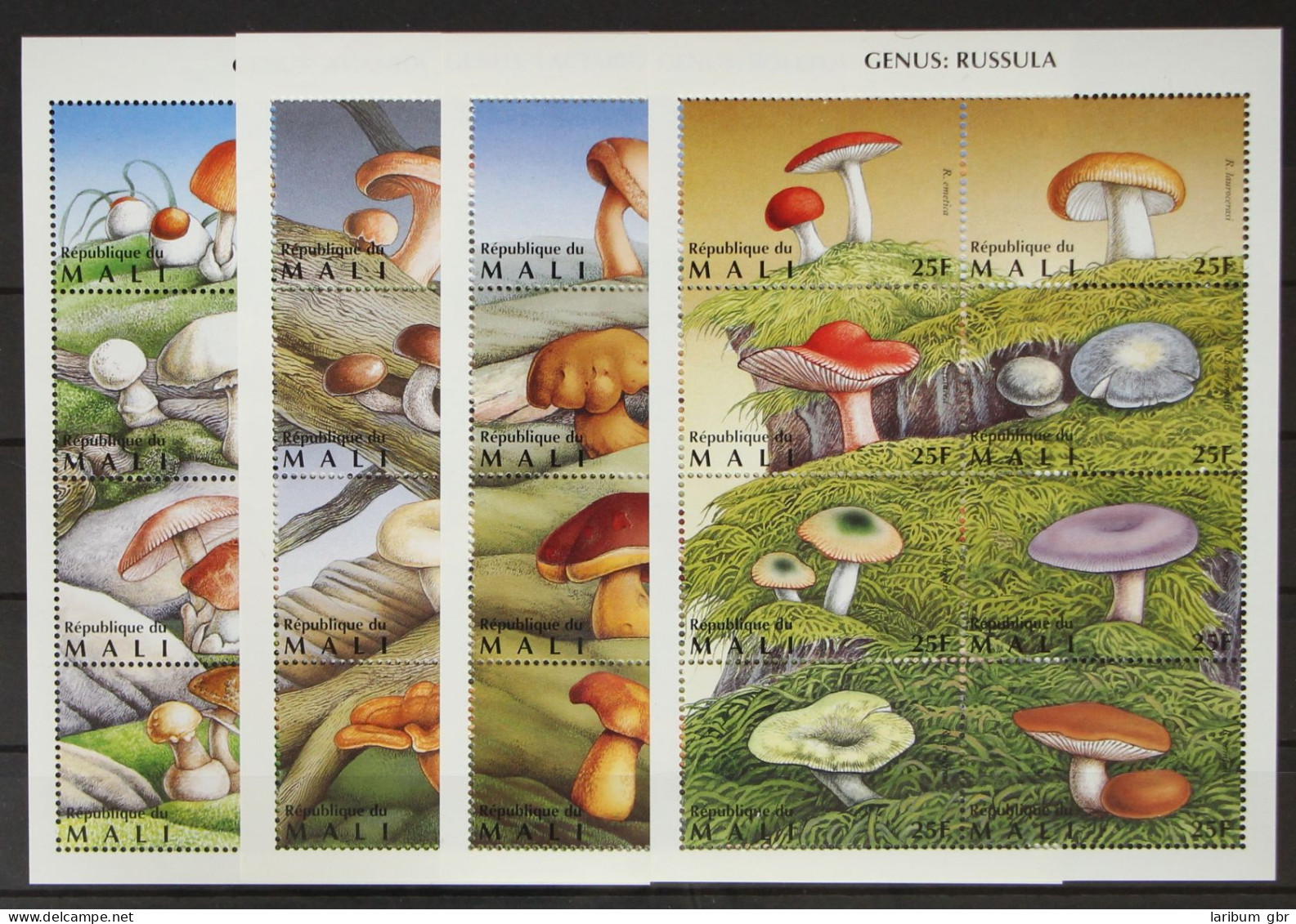 Mali 1464-1494 Postfrisch Kleinbogensatz / Pilze #GH204 - Mali (1959-...)