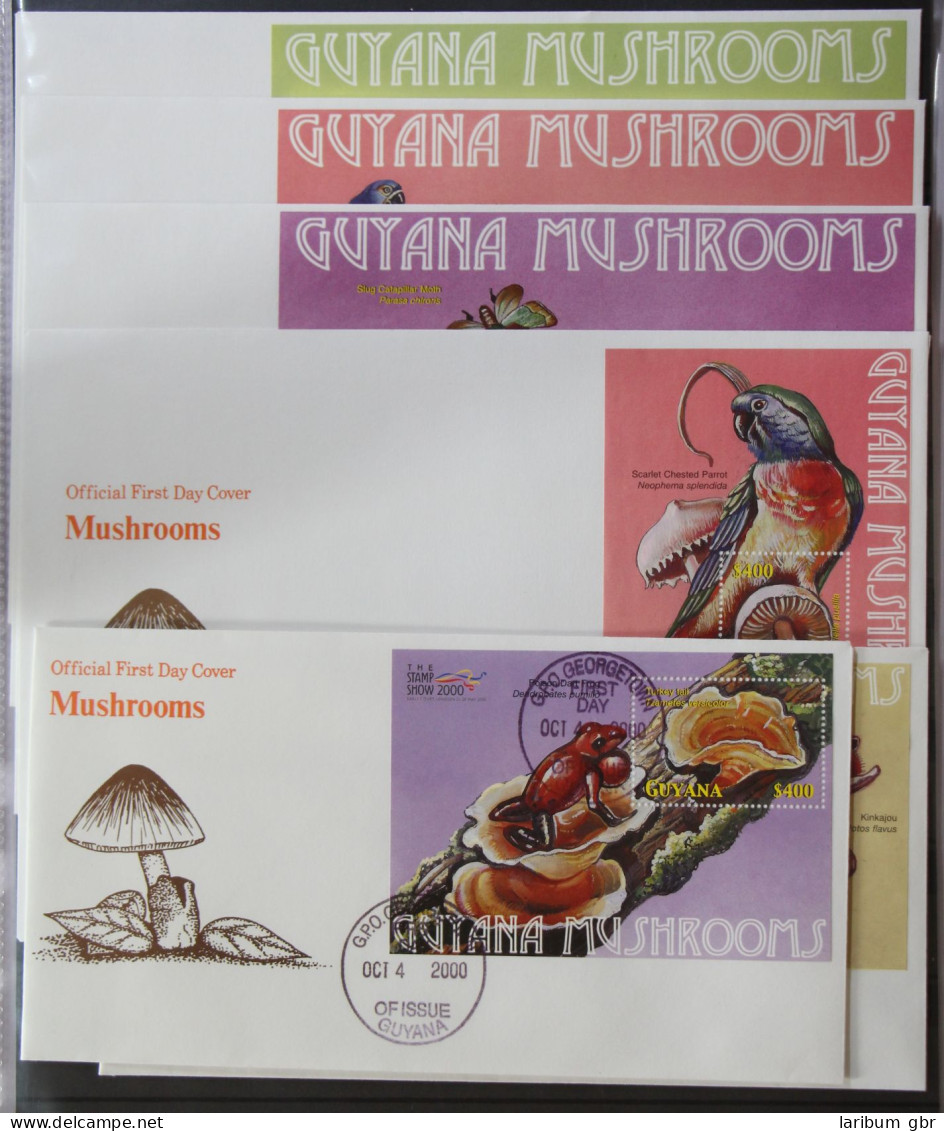 Guyana 6915-6932 Und Block 668-670 Gestempelt Kleinbogen / Als FDC #GG404 - Guyane (1966-...)