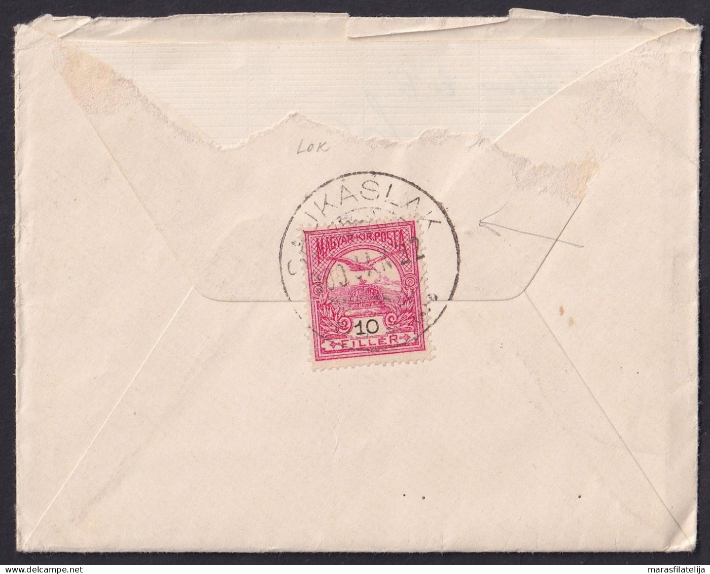 Hungary 1909, Serbia, Letter From Lok / Sajkaslak To (Sremski) Karlovci - Autres & Non Classés