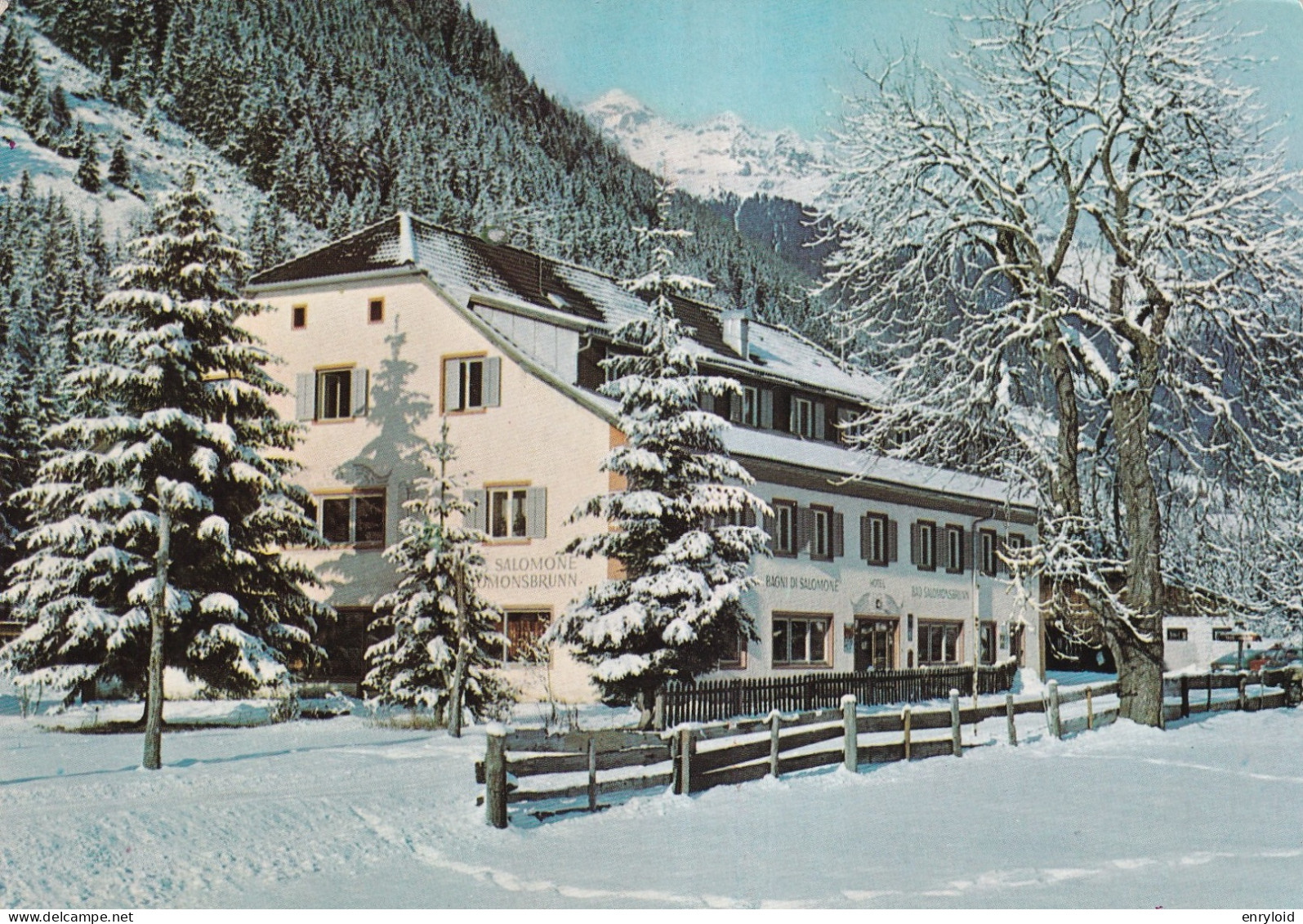 Val Pusteria HOTEL BAD SALOMONSBRUNN - Autres & Non Classés