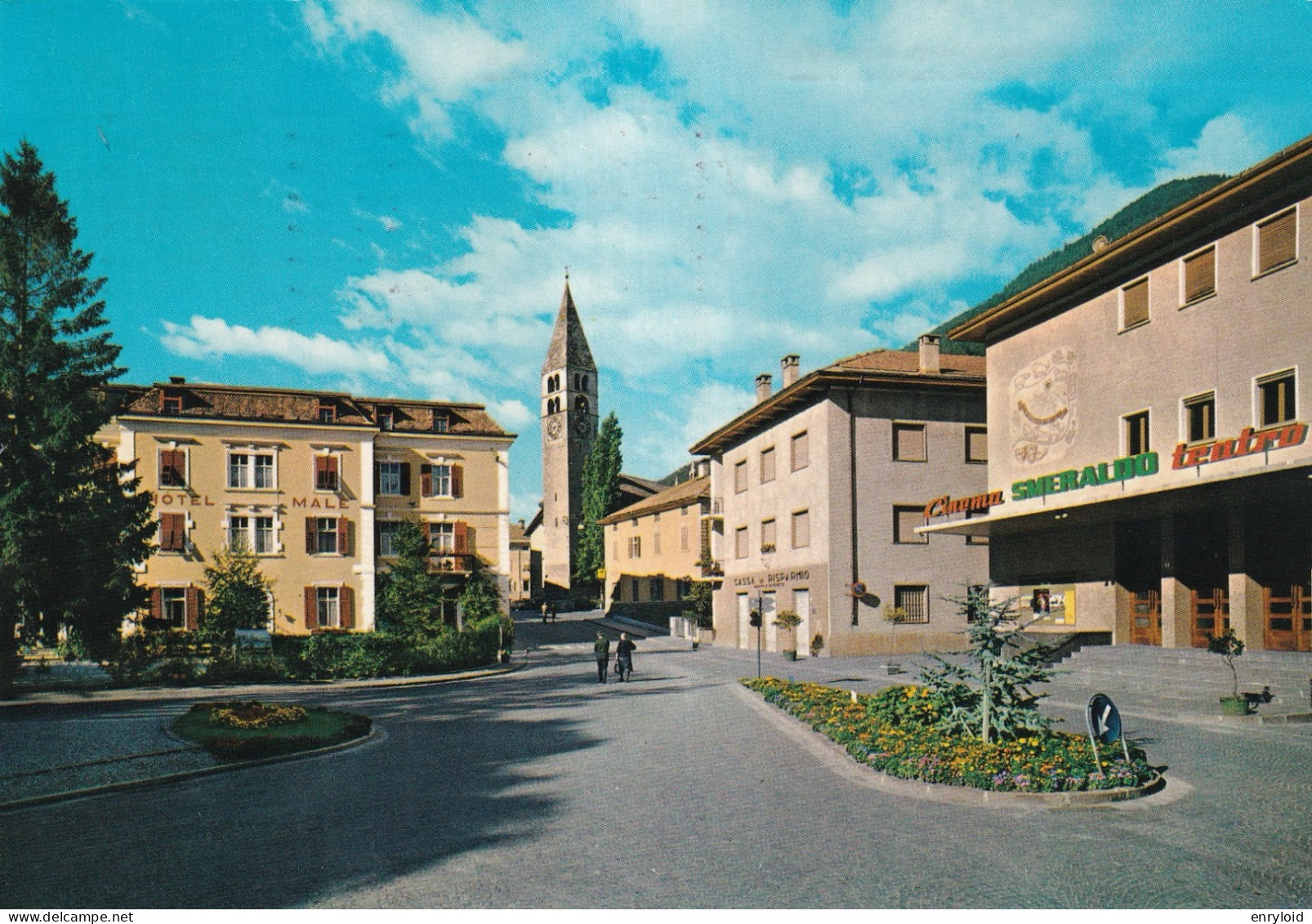 Malè Val Di Sole Trentino Piazza Stazione - Sonstige & Ohne Zuordnung