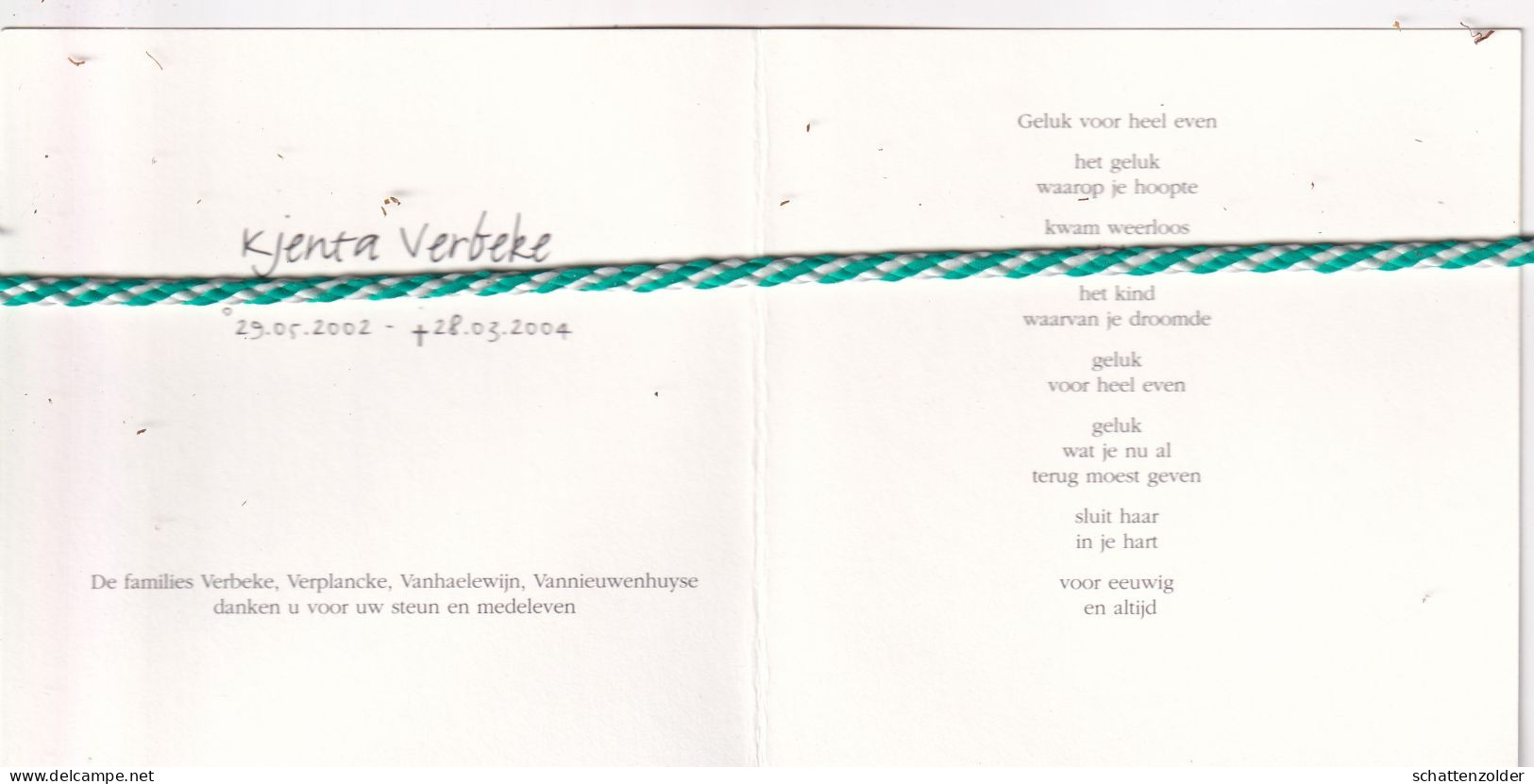Kjenta Verbeke, 2002, 2004. Foto - Obituary Notices