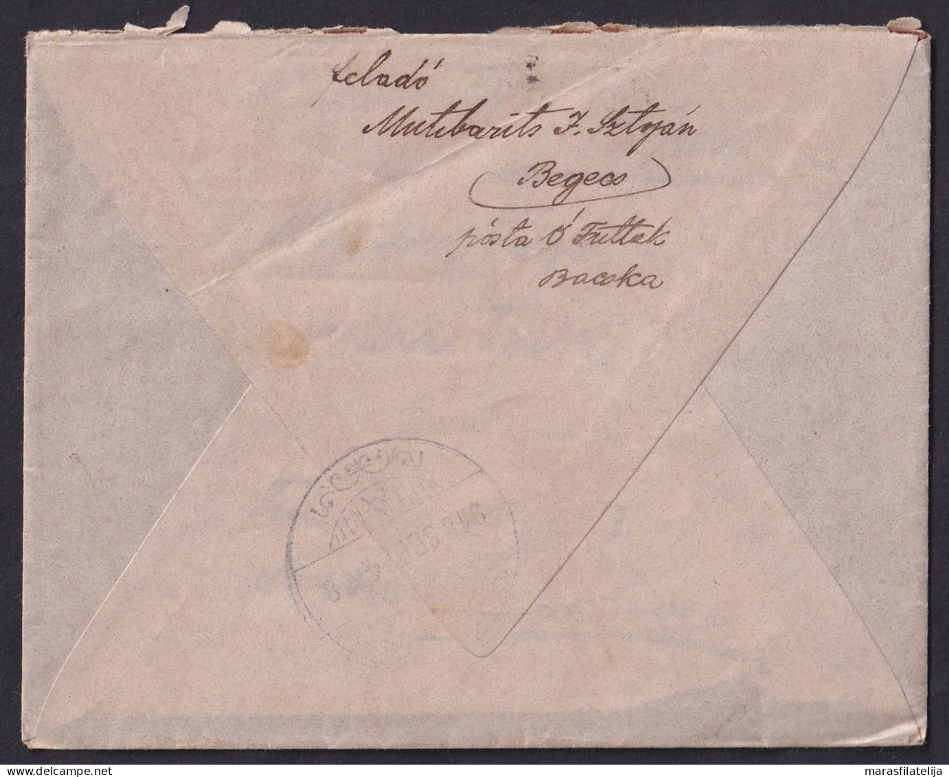 Hungary 1918, Serbia, Letter From Ofutak - Otros & Sin Clasificación