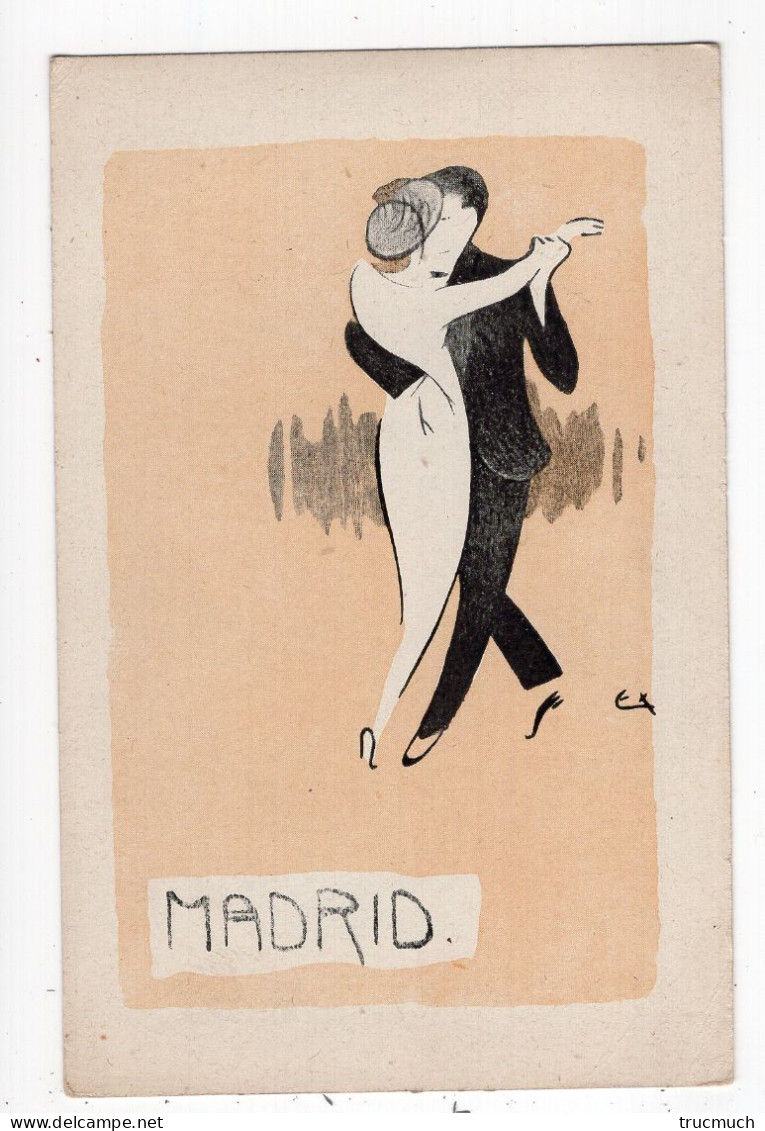 475 - AU MADRID - BRUXELLES - Rue Pont-Neuf - OSTENDE - Digue De Mer - Danses, Attractions (1920) - Cafés, Hôtels, Restaurants