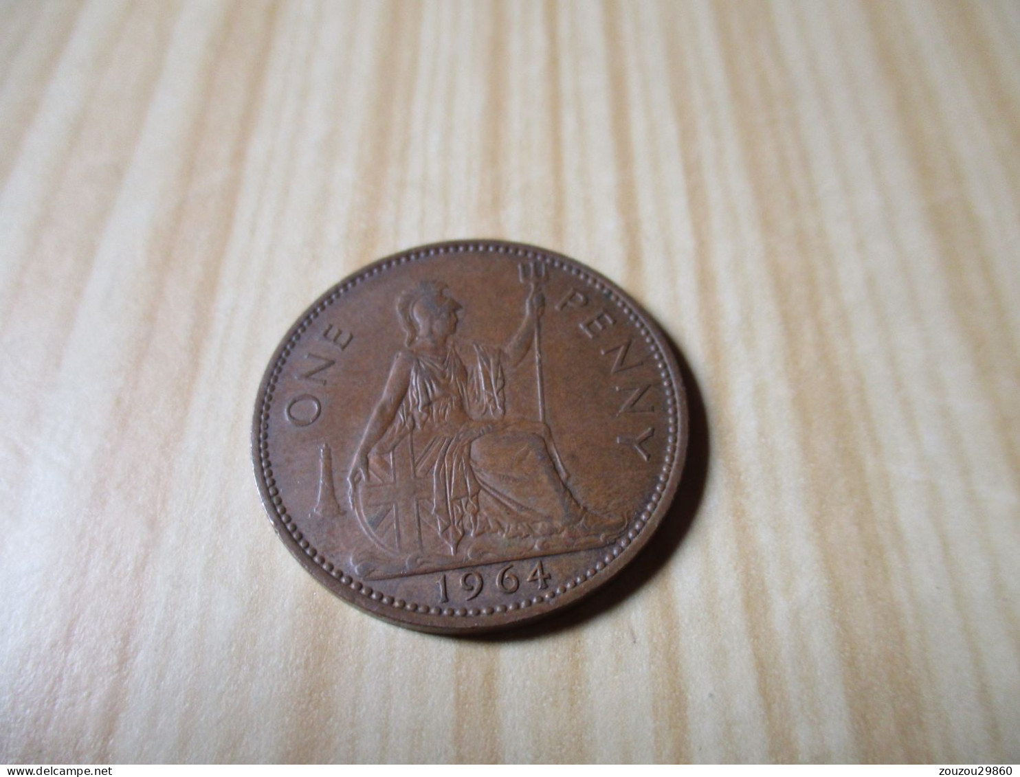 Grande-Bretagne - One Penny Elizabeth II 1964.N°1004. - D. 1 Penny