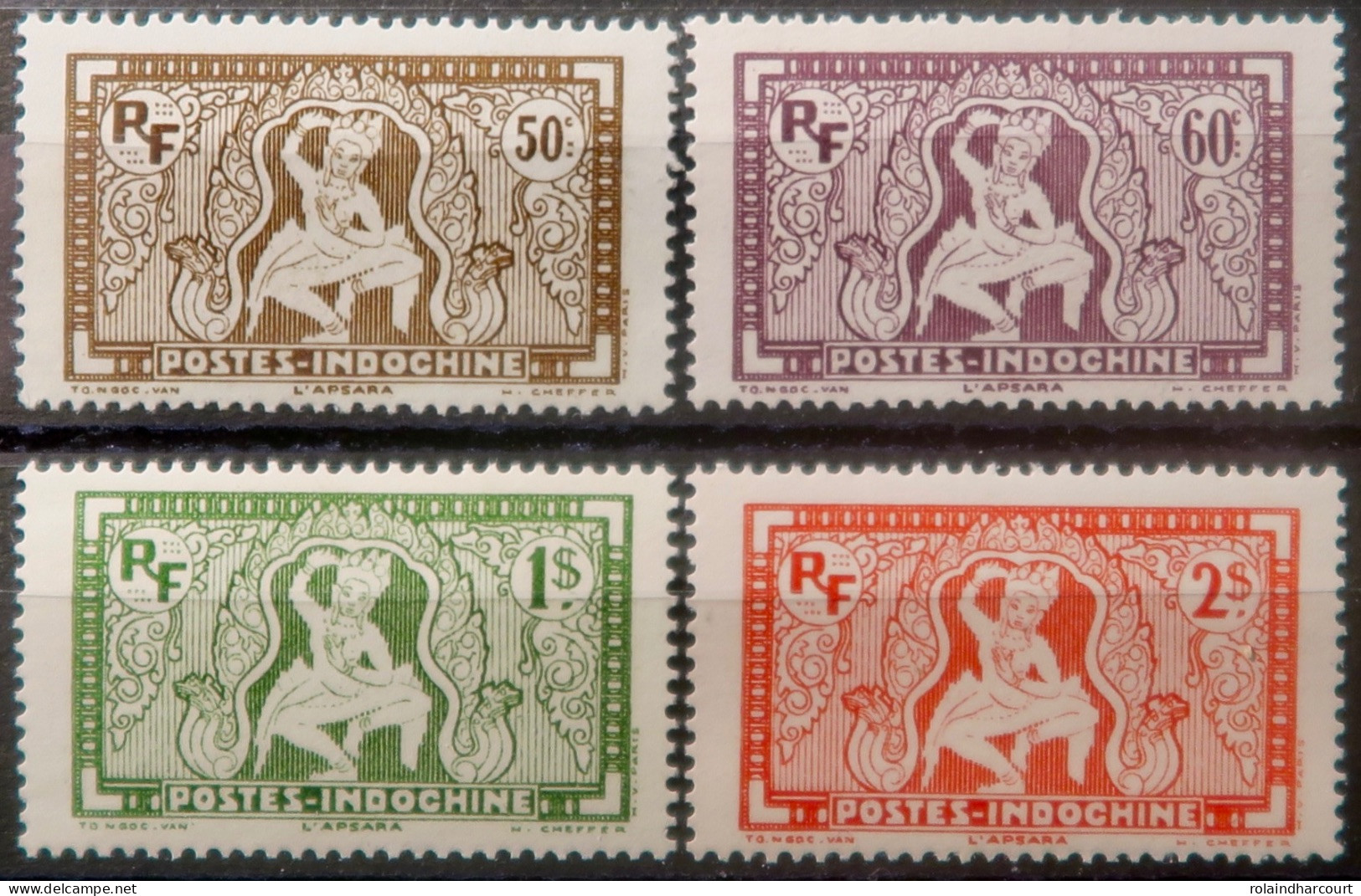 LP3844/2221 - COLONIES FRANÇAISES - INDOCHINE - 1931/1939 - N°167 à 170 NEUFS**(2t)/*(2t) - Unused Stamps