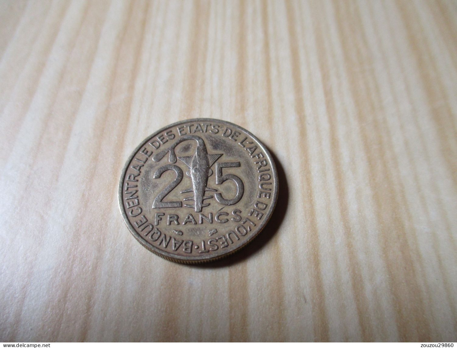 Afrique De L'Ouest - 25 Francs 1996.N°1006. - Autres – Afrique