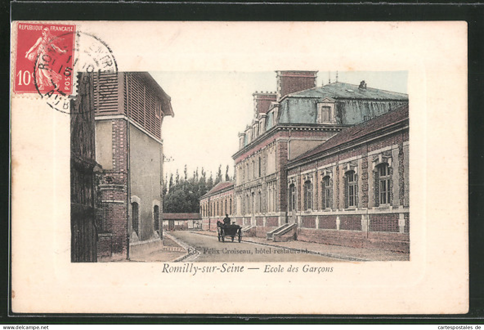 CPA Romilly-sur-Seine, Ecole Des Garcons  - Romilly-sur-Seine