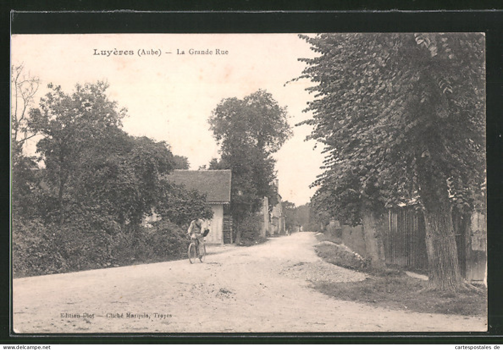 CPA Luyéres, La Grande Rue  - Sonstige & Ohne Zuordnung