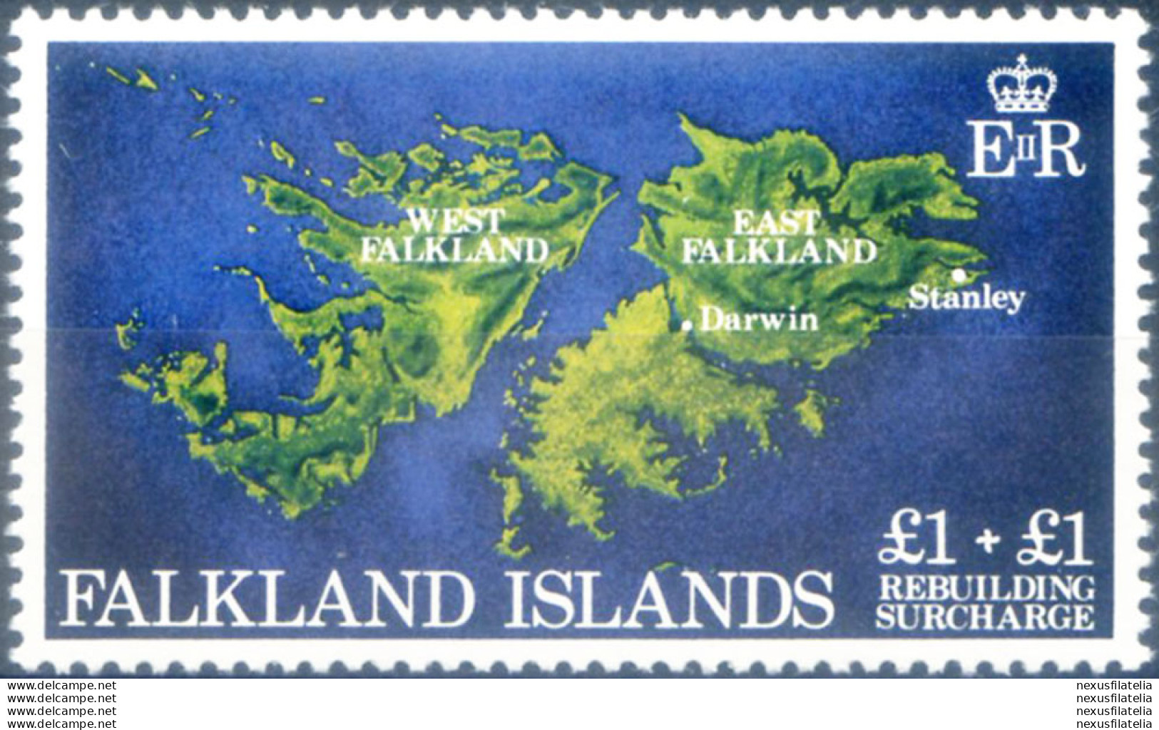 Mappa 1982. - Falklandinseln