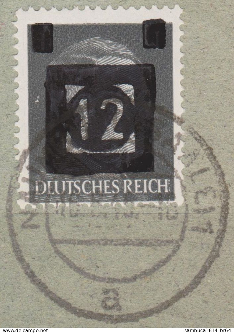 "Naumburg", Private Lokalausgabe Mi.Nr. III Auf Briefstück, Sehr Selten RRR !!! - Gebraucht