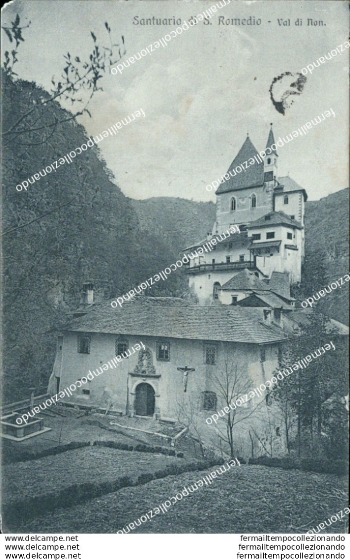 T689 Cartolina Santuario Di S.romedio Val Di Non Provincia Di Trento - Trento