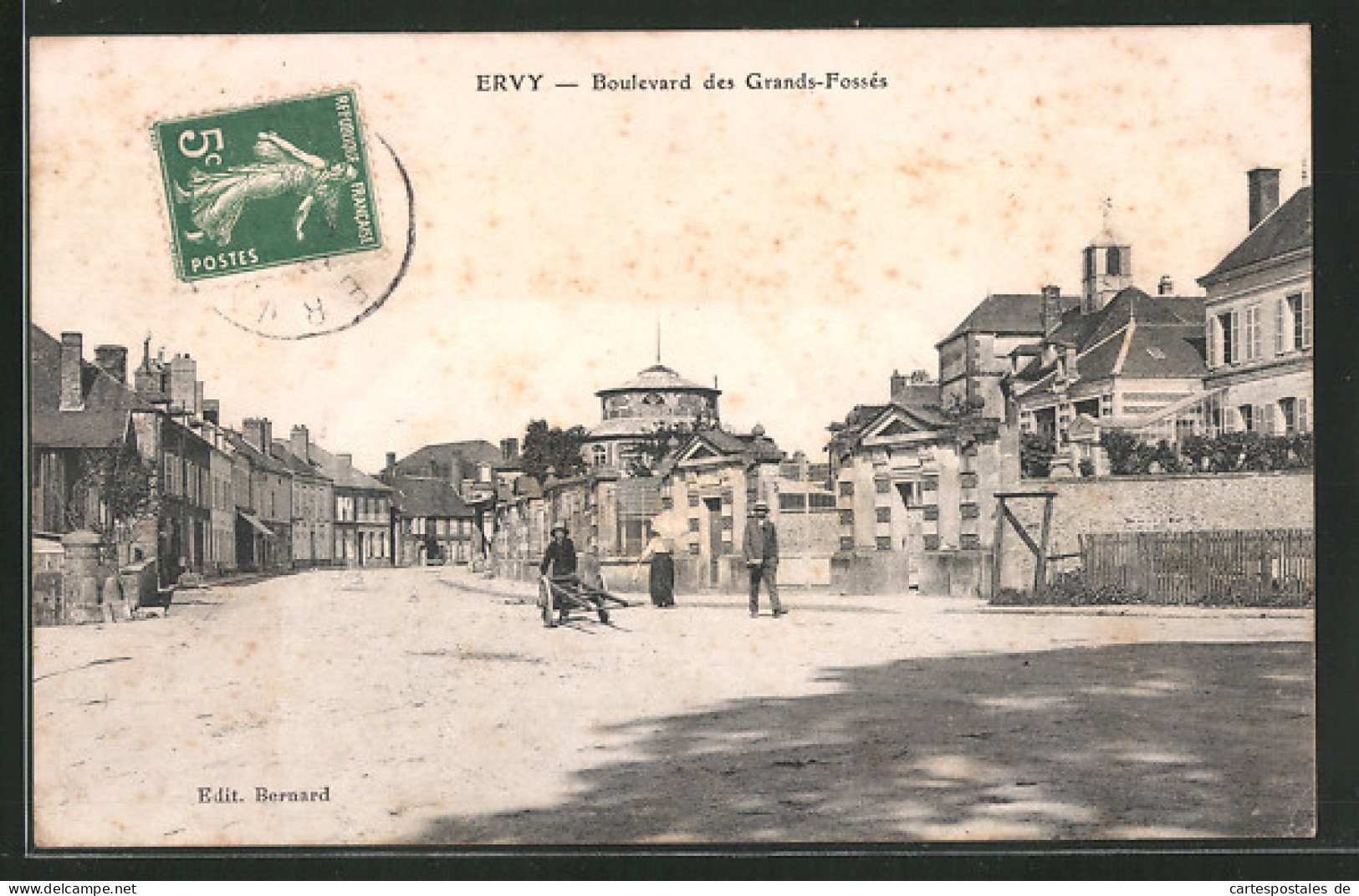 CPA Ervy, Boulevard Des Grands-Fossés  - Sonstige & Ohne Zuordnung