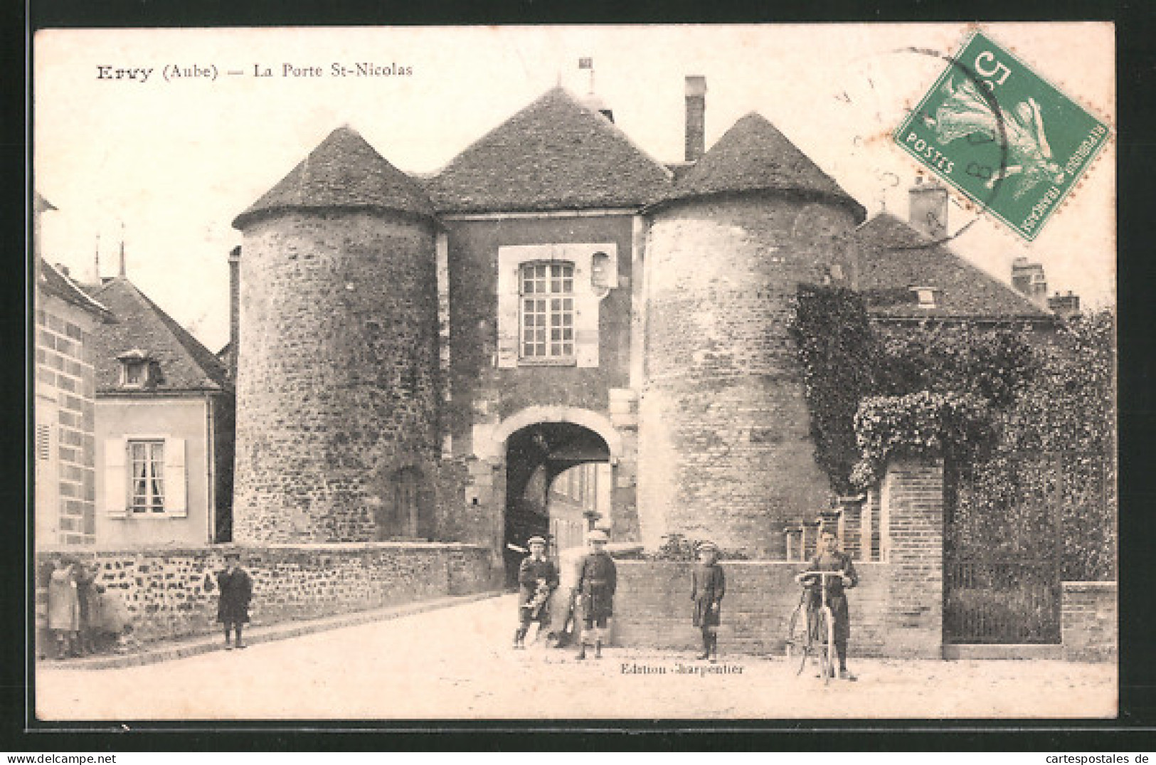 CPA Ervy, La Porte St.-Nicolas  - Autres & Non Classés