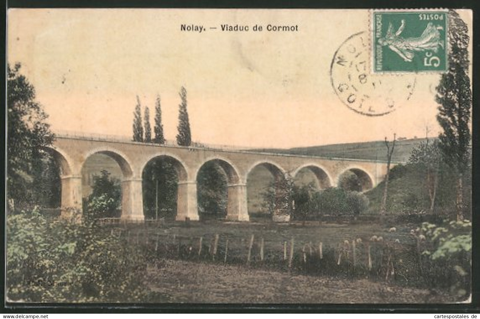 CPA Nolay, Viaduc De Cormot  - Autres & Non Classés