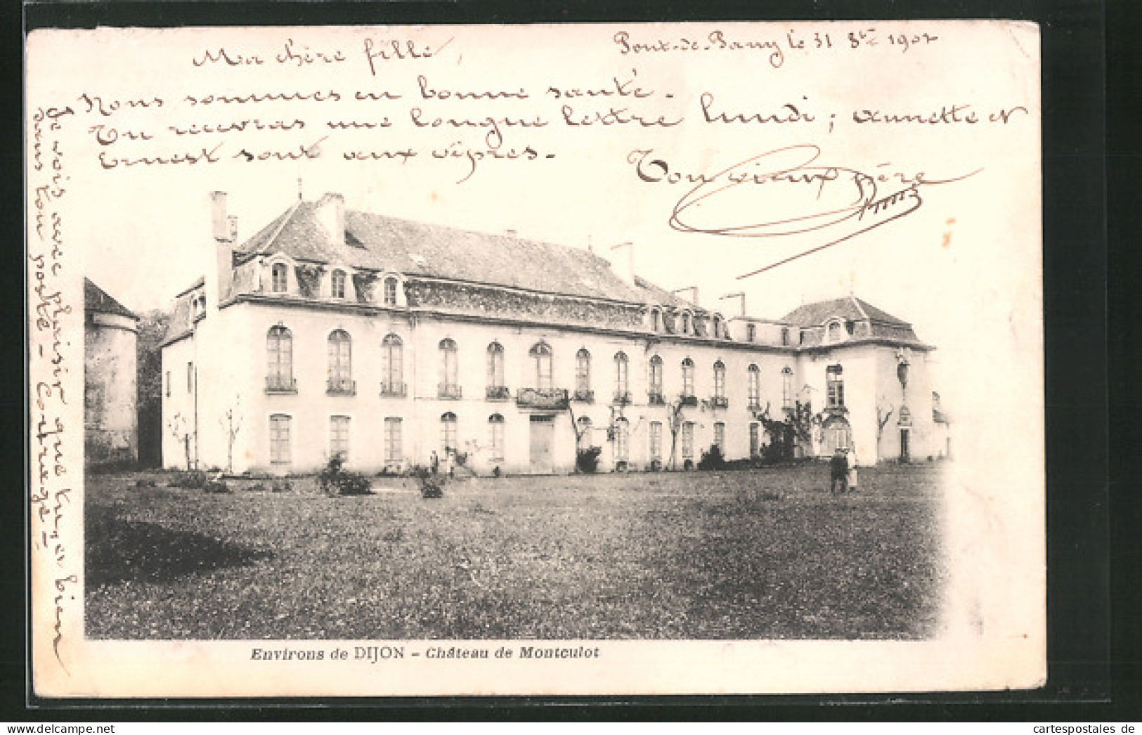 CPA Urcy, Château De Montculot  - Other & Unclassified