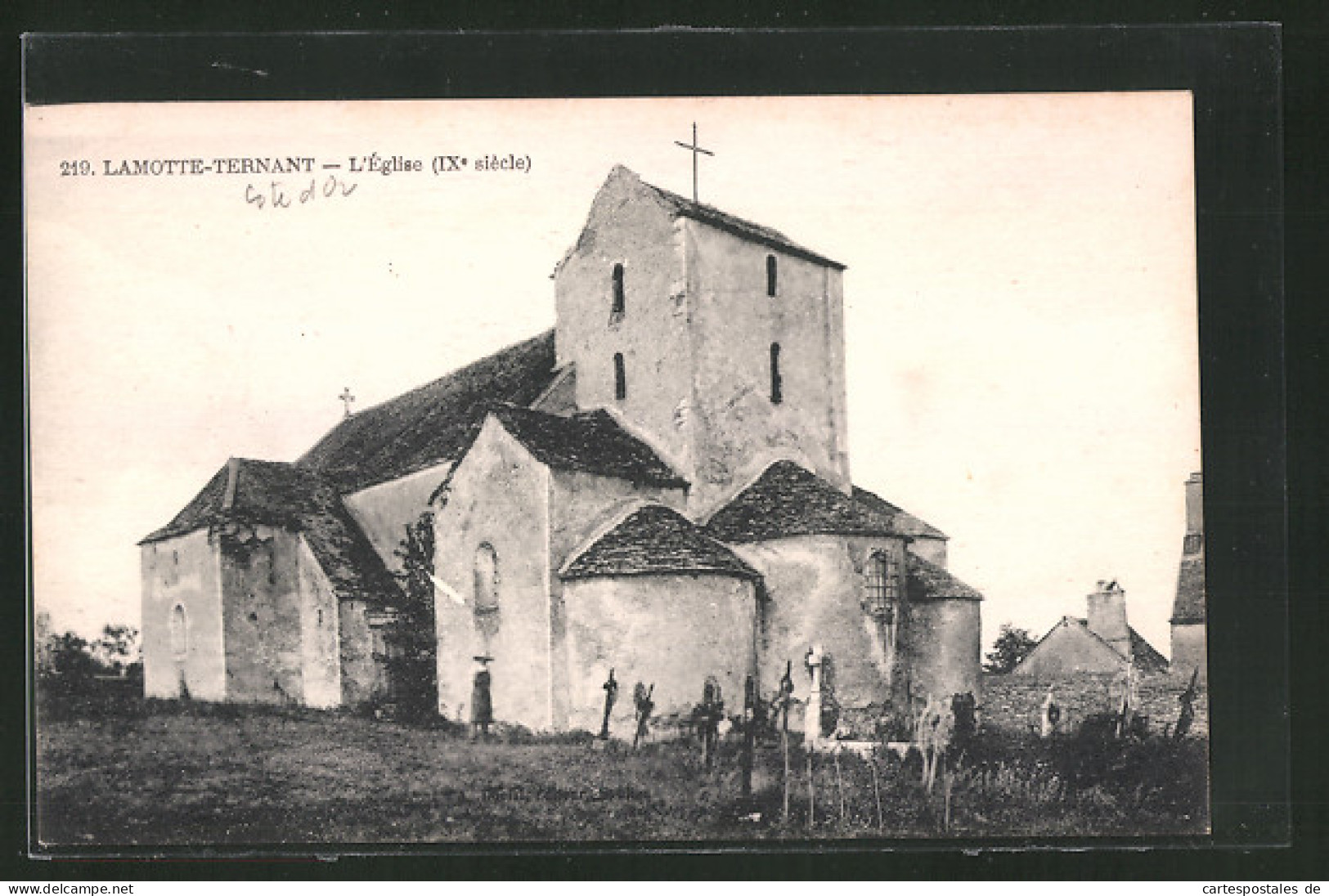CPA La Motte-Ternant, L`Église  - Autres & Non Classés