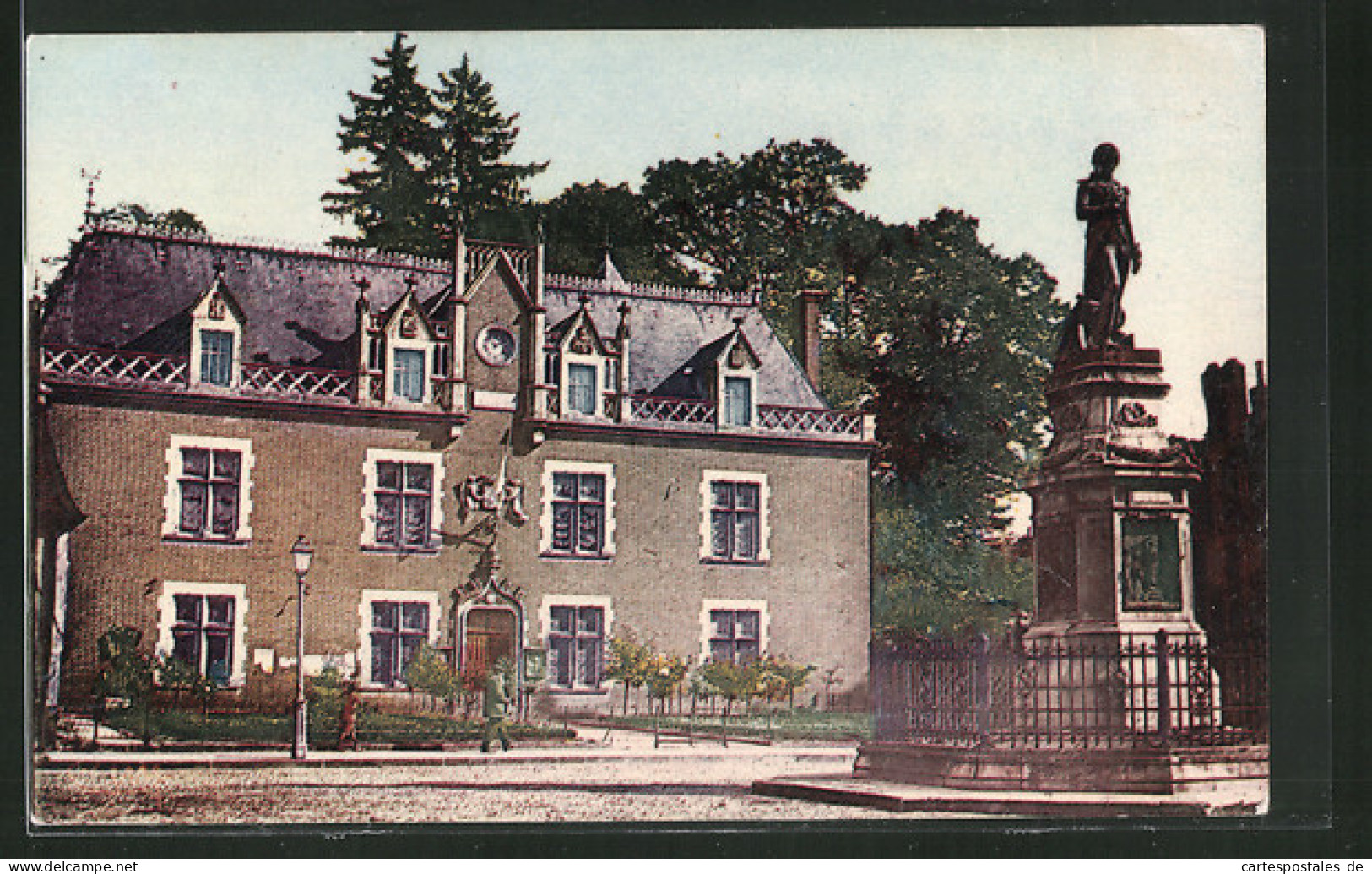 CPA Auxonne, Statue De Napoléon  - Auxonne