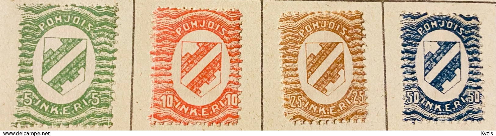 FINLANDE - SÉRIE Ingermanland - Pohjois Inkeri 1920 - Unused Stamps