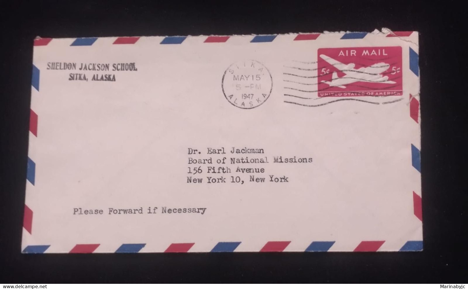 C) 1947. UNITED STATES. INTERNAL MAIL. XF - Andere & Zonder Classificatie