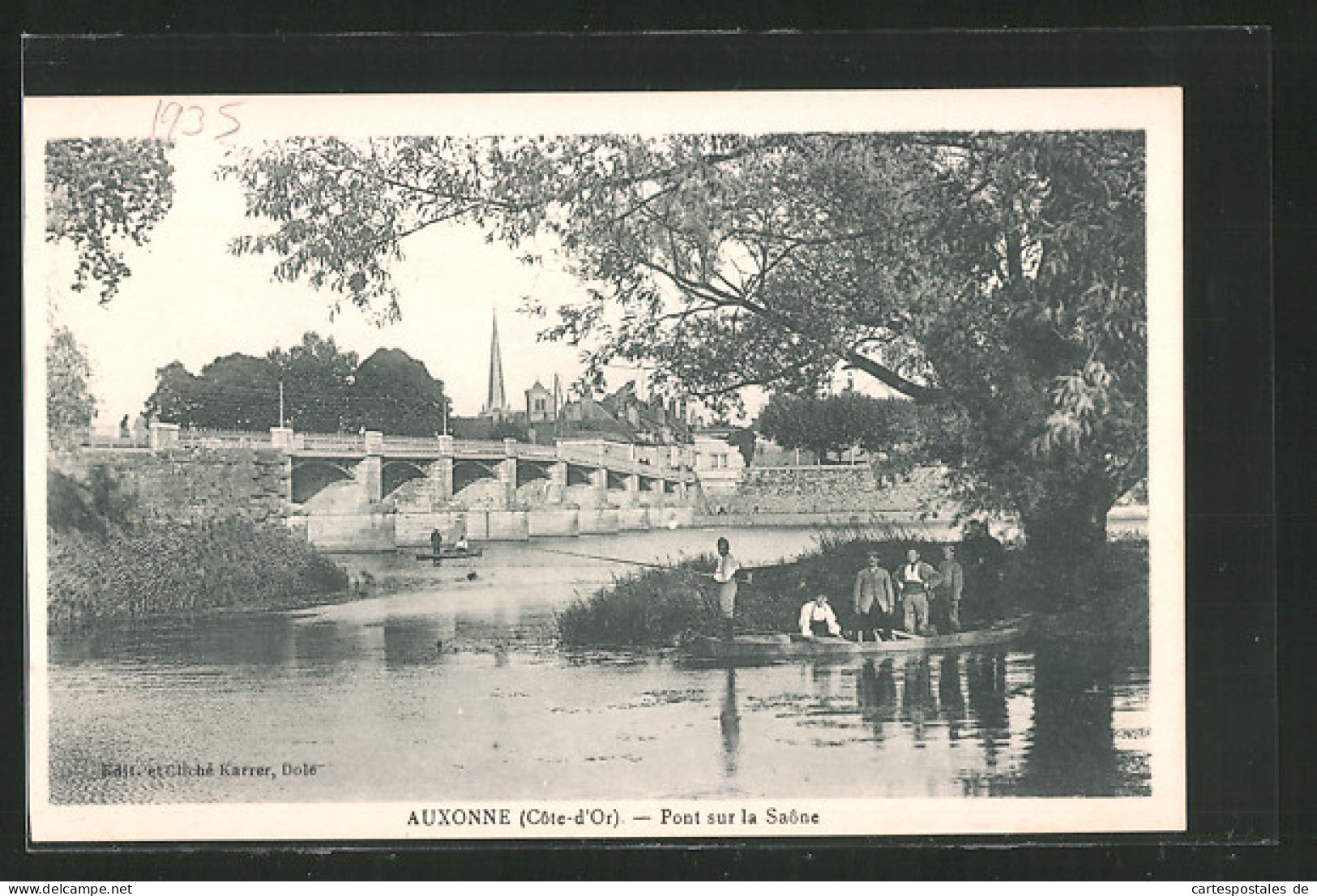 CPA Auxonne, Pont Sur La Saone  - Auxonne