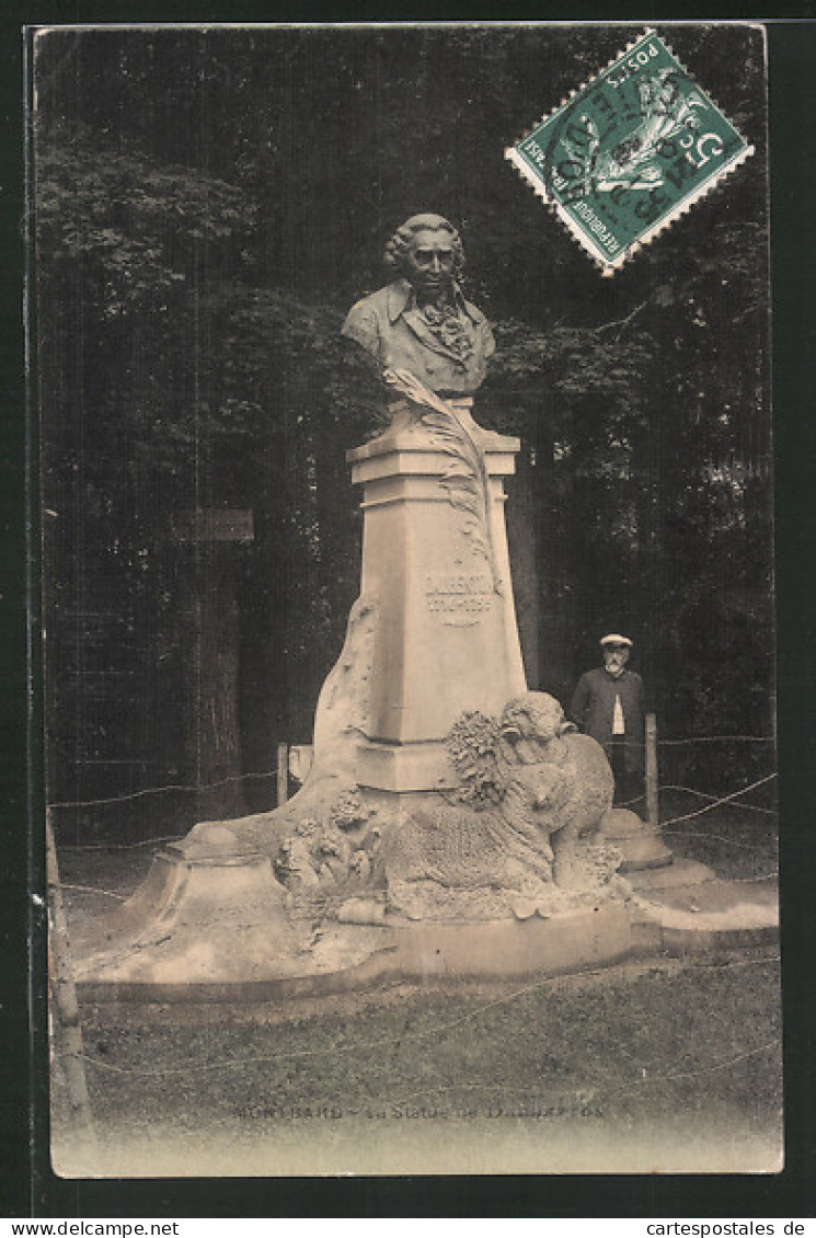 CPA Montbard, La Statue De Daubenton  - Montbard
