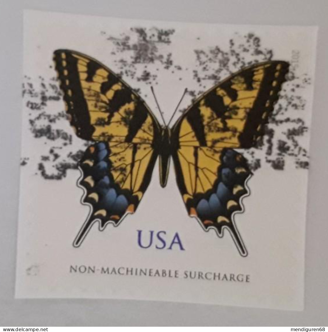 VERINIGTE STAATEN ETATS UNIS USA 2015 EASTERN TIGER SWALLOWTAIL BUTTERFLY USED ON PAPER SN 4999 MI 5178 YT 4813 SG 5610 - Usados