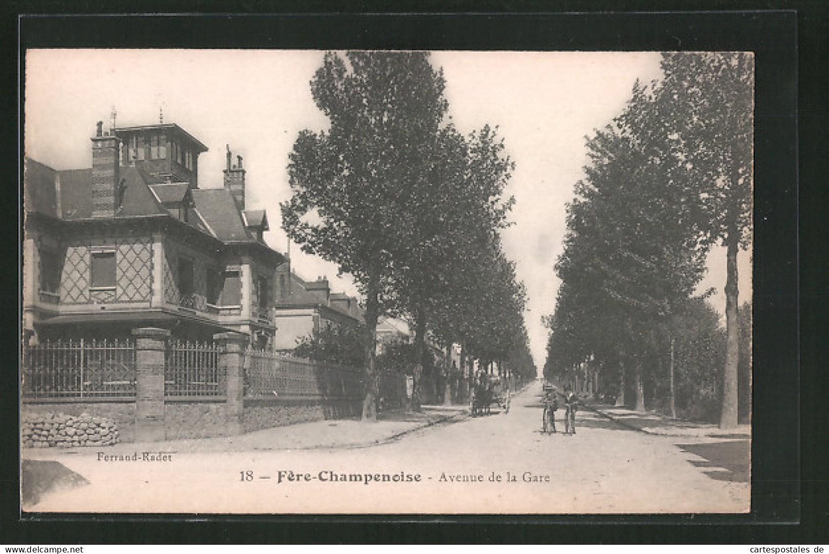 CPA Fère-Champenoise, Avenue De La Gare  - Fère-Champenoise