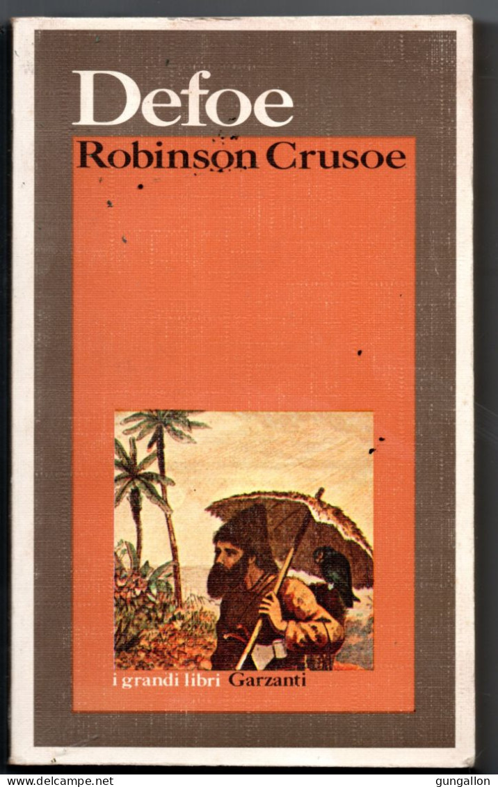 Robinson Crusoe " Defoe"  (Garzanti  1982) - Bambini E Ragazzi