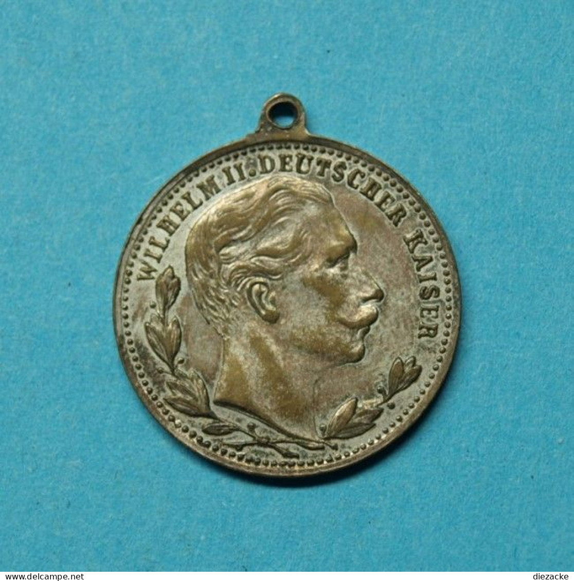 Deutsches Reich 1890 Medaille Wilhelm II. 20. Jähriges Friedensjubiläum (BK223 - Otros & Sin Clasificación