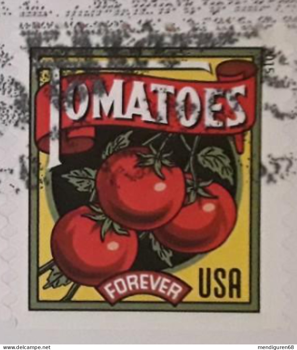 VERINIGTE STAATEN ETATS UNIS USA 2015 SUMMER HARVEST: TOMATOES F USED ON PAPER SN 5007 MI 5186 YT 4826 SG 5615 - Used Stamps