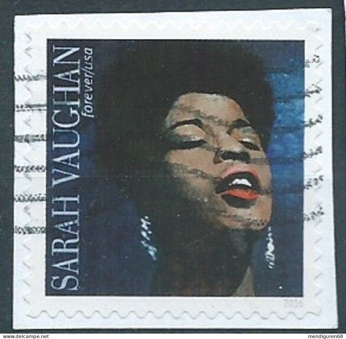 VEREINIGTE STAATEN ETATS UNIS USA 2016 SARAH VAUGHAN (MUSIC ICONS SERIES) F USED ON PAPER SN 5059 MI 5233 YT 4868 SG 566 - Used Stamps