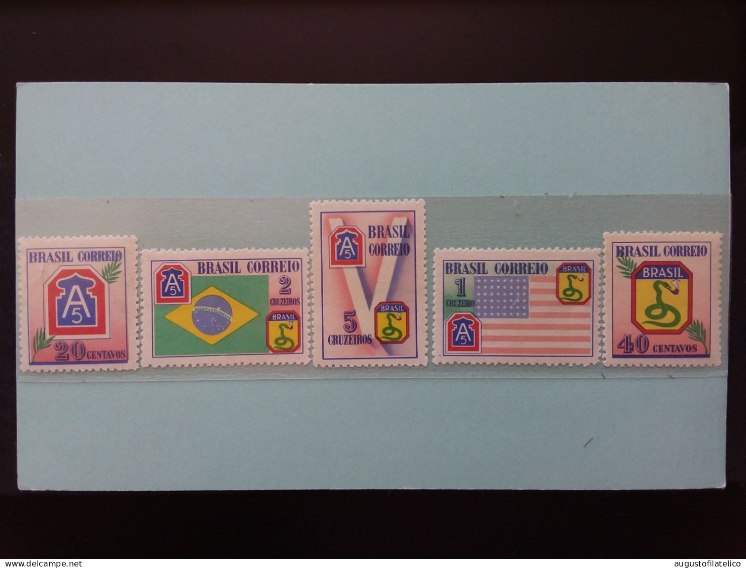 BRASILE Anni '40 - Nn. 432/36 Nuovi ** + Spese Postali - Unused Stamps