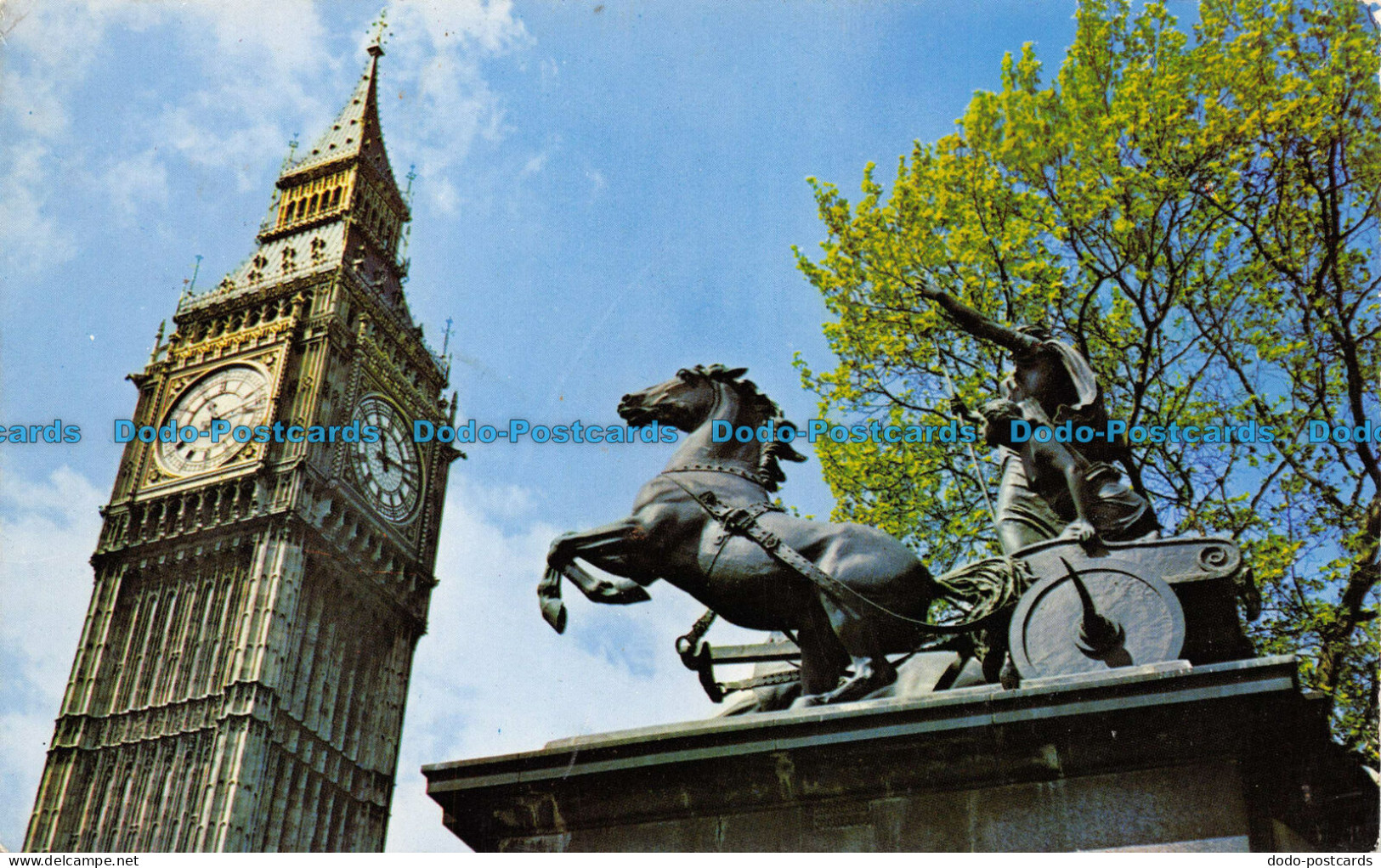 R065648 Big Ben And Boadicea Statue. London - Other & Unclassified