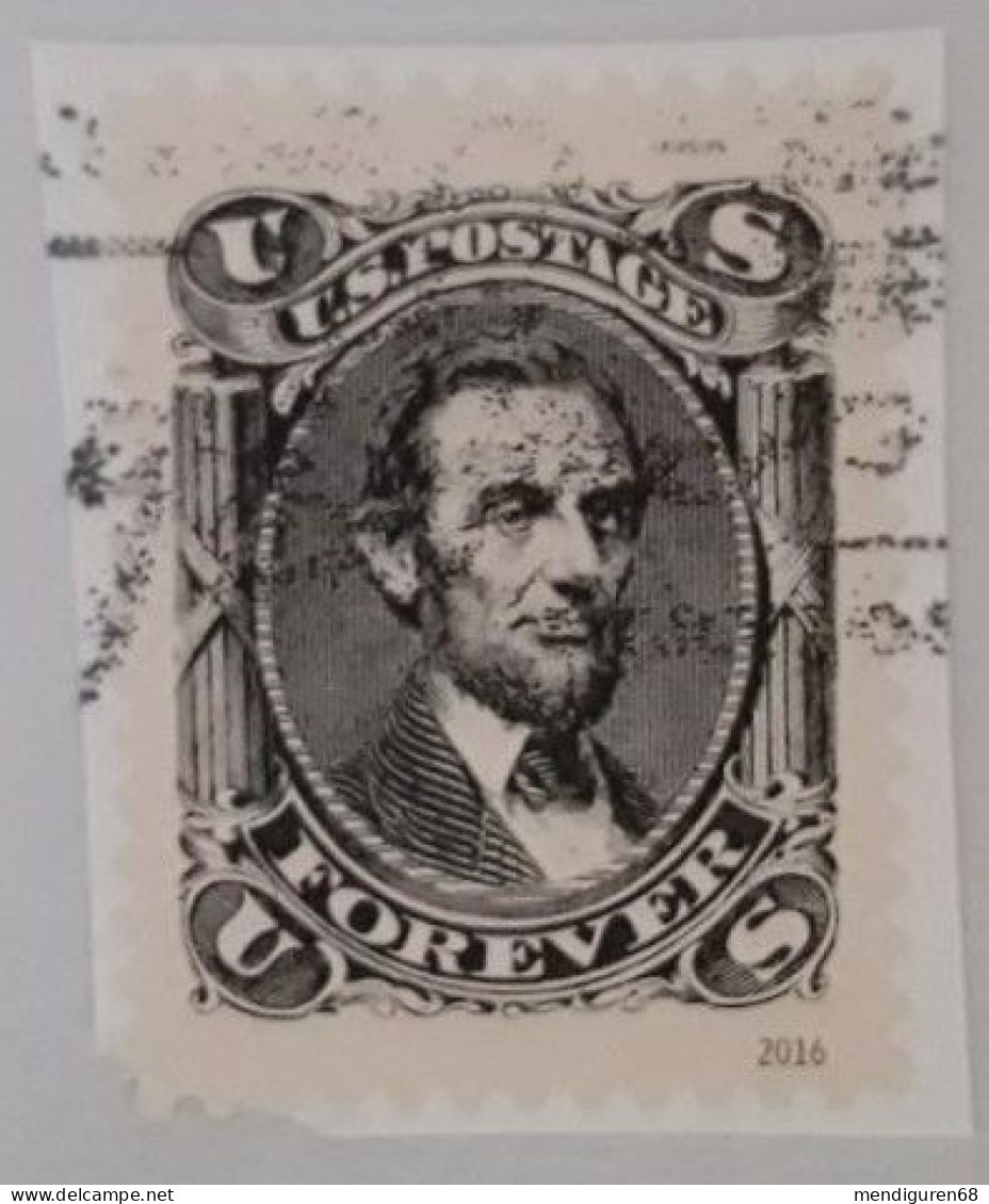 VERINIGTE STAATEN ETATS UNIS USA 2016 CLASSICS FOREVER:ABRAHAM LINCOLN F USED ON PAPER SN 5079E MI 5257 YT 4883 SN 5683E - Used Stamps