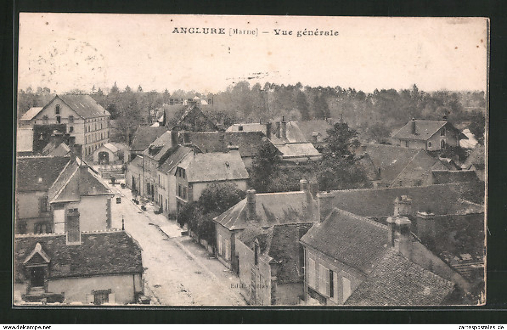 CPA Anglure, Vue Générale  - Anglure