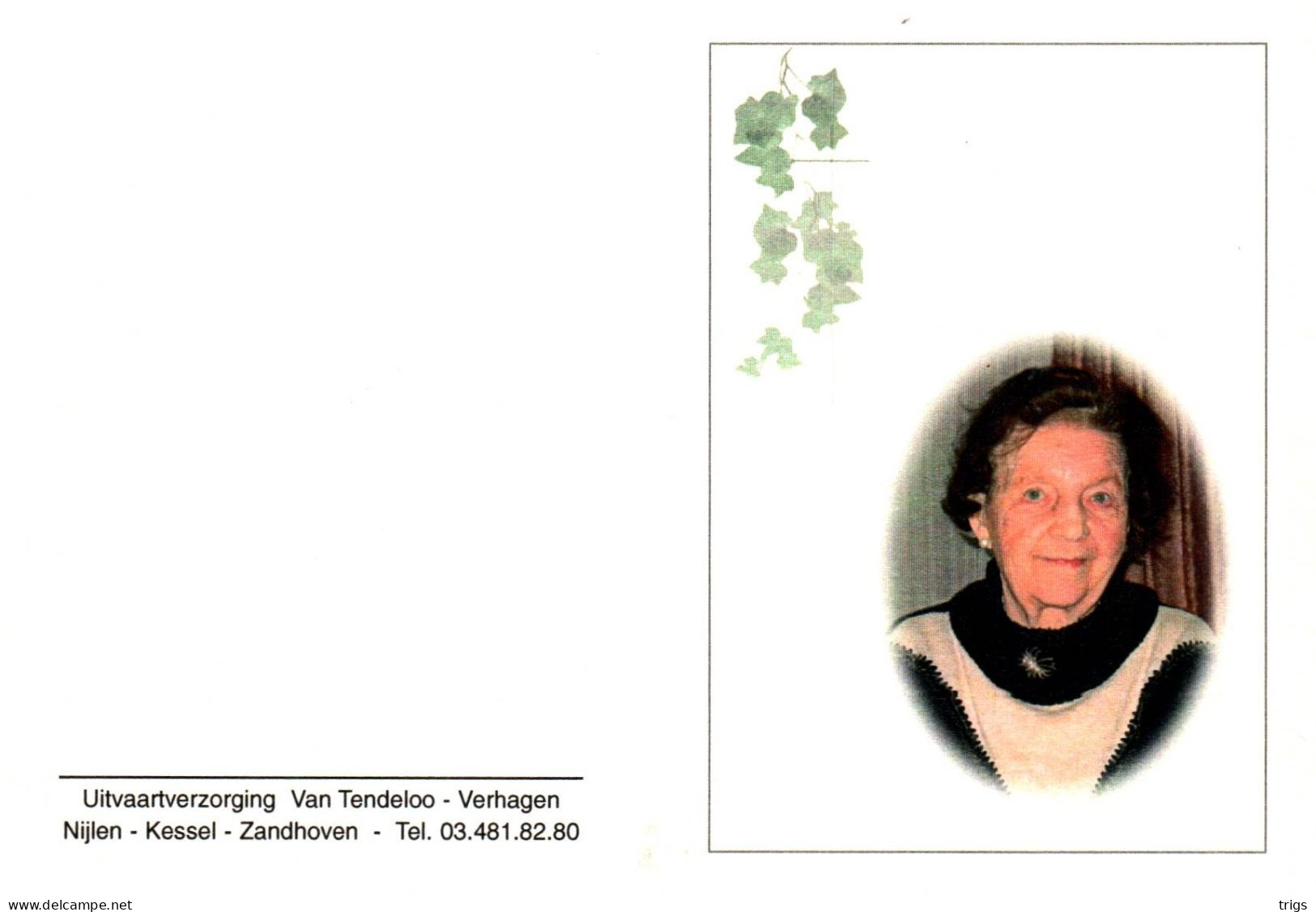 Aloysia Heylen (1914-2005) - Devotieprenten