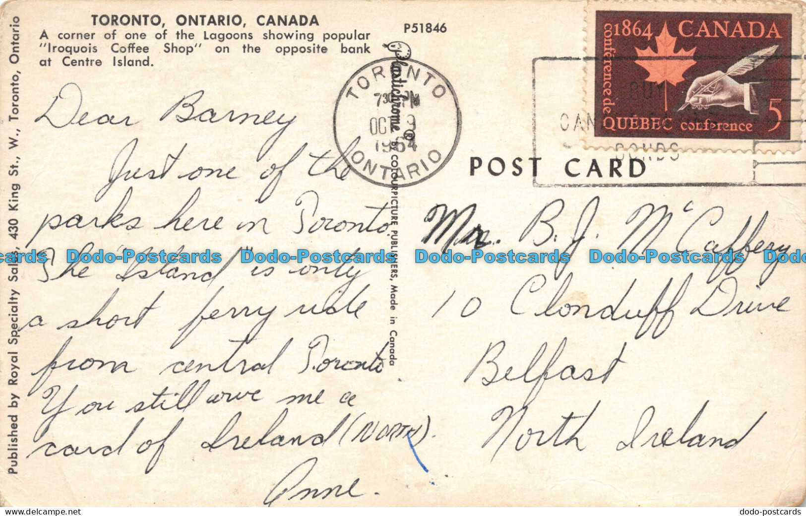 R065933 Toronto. Ontario. Canada. 1964 - World