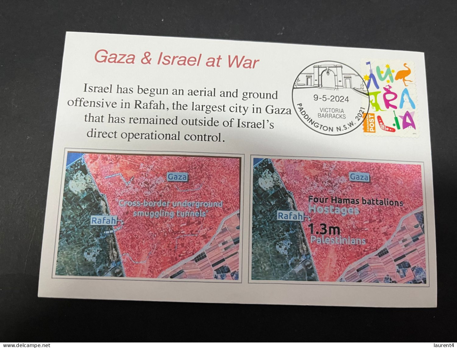 10-5-2024 (4 Z 37) GAZA War - Israel Begin Ground & Aerial Offensive In Rafah - Militaria