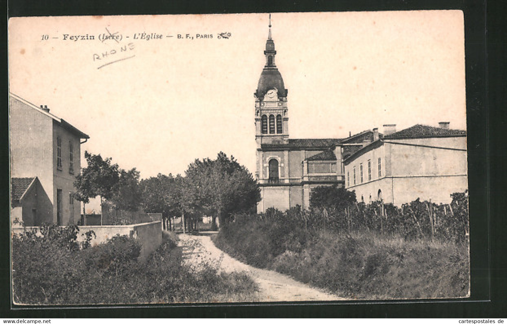 CPA Feyzin, L`Église  - Feyzin