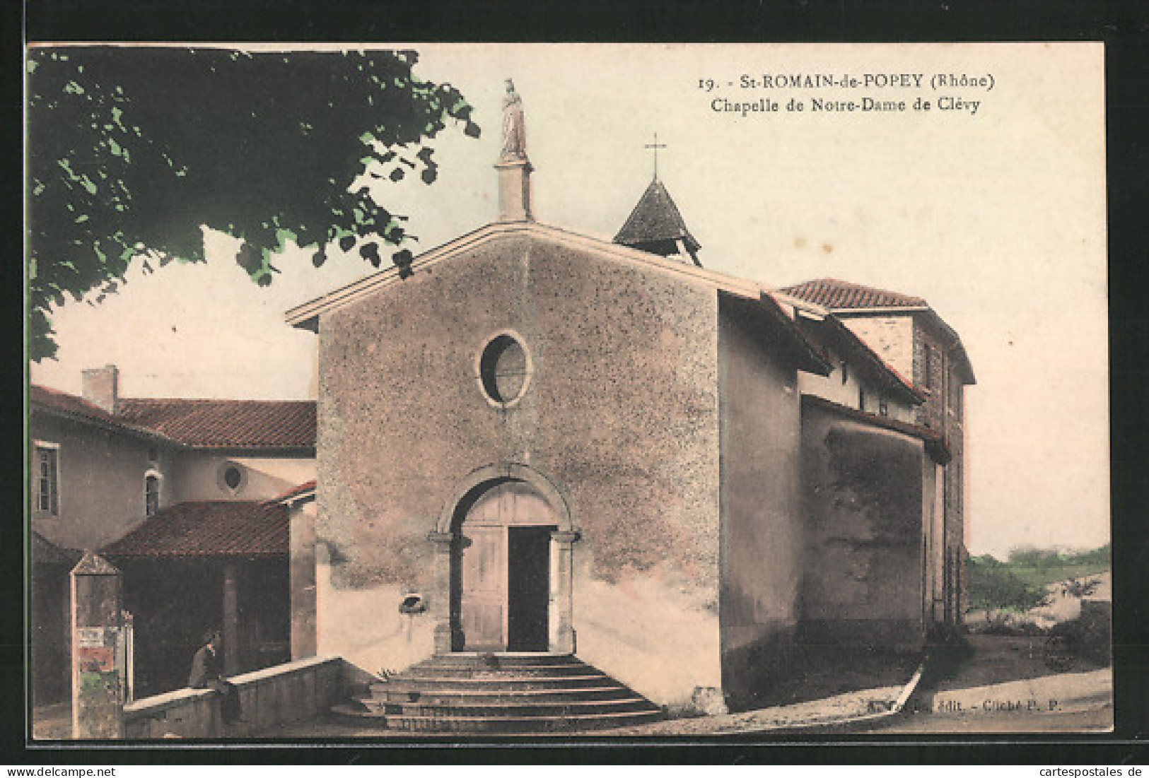 CPA Saint-Romain-de-Popey, Chapelle De Notre-Dame De Clévy  - Autres & Non Classés