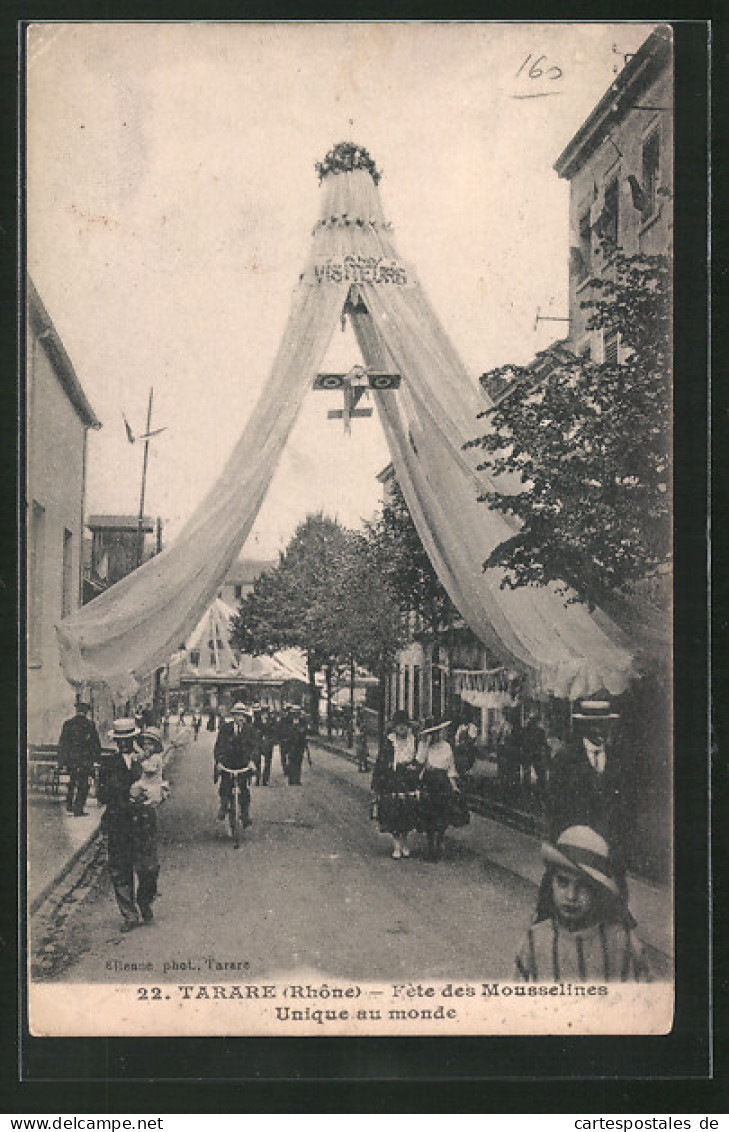 CPA Tarare, Fête Des Mousselines - Avenue De La Gare  - Tarare