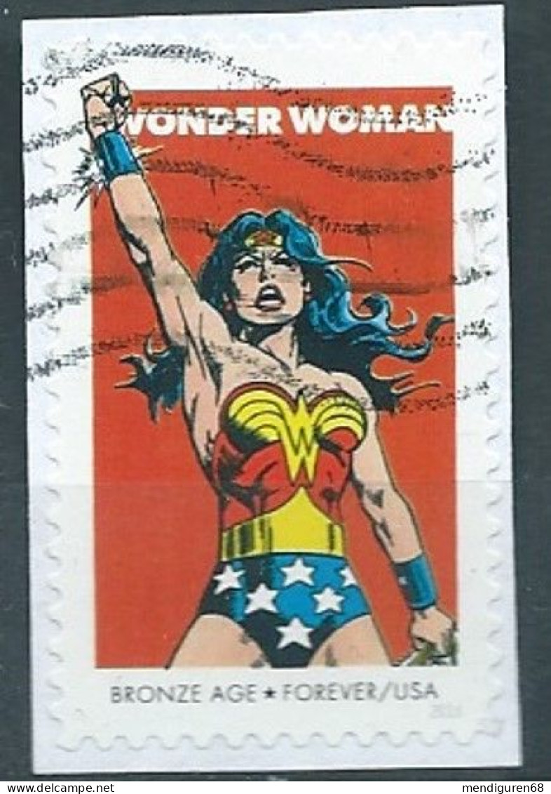 VERINIGTE STAATEN ETATS UNIS USA 2016 WONDER WOMAN: SILVER AGE F USED ON PAPER SN 5151 MI 5343 YT 4963 SG 5754 - Used Stamps