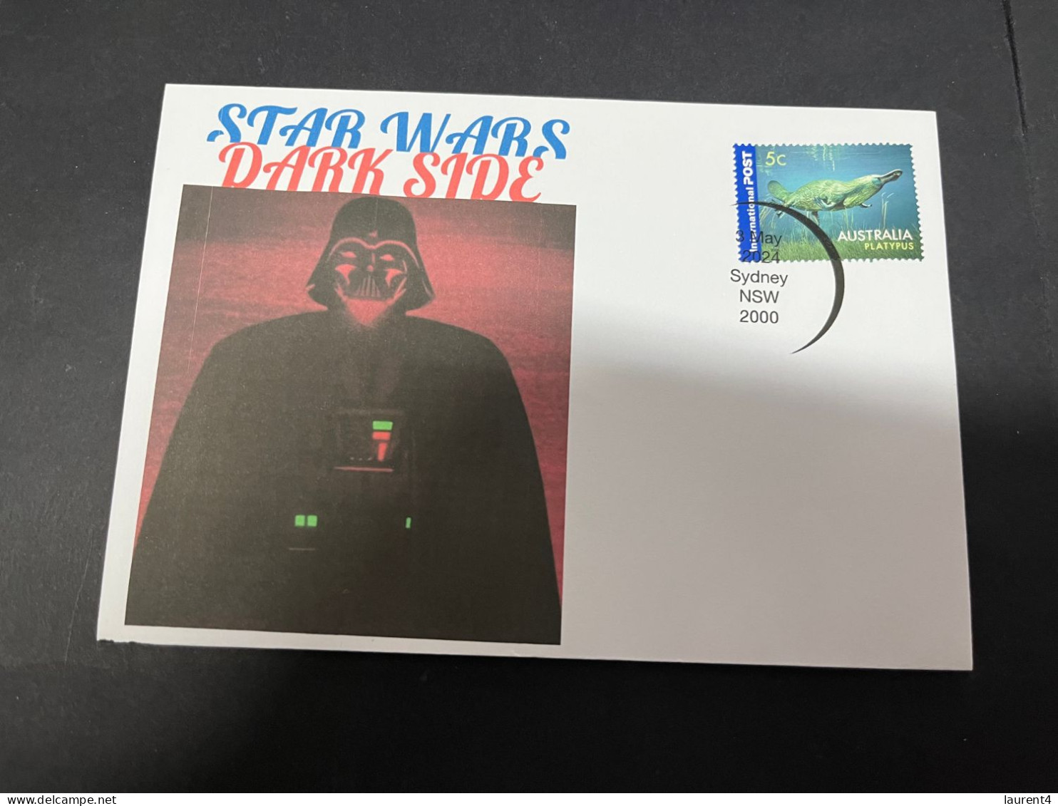 10-5-2024 (4 Z 37) Australia Post - Star Wars Dark Side - 2 Covers (1 With New Stamp Released 3rd May 2024) - Usati