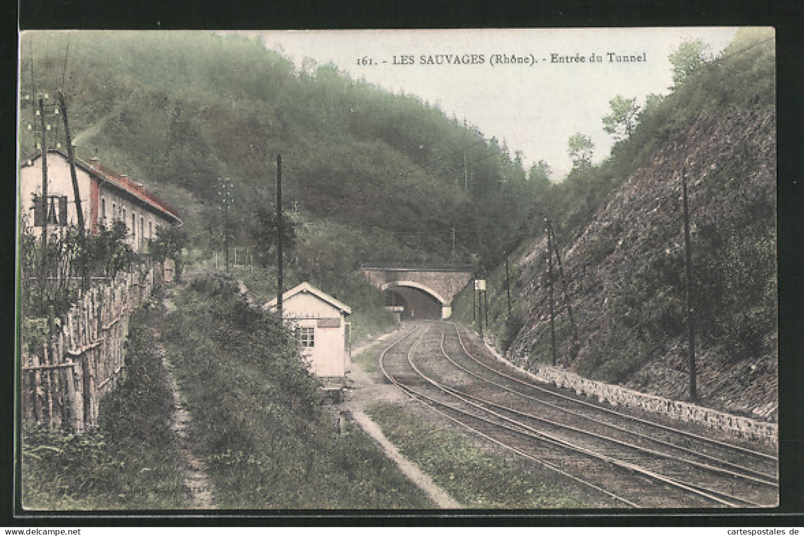 CPA Les Sauvages, Entrèe Du Tunnel  - Autres & Non Classés