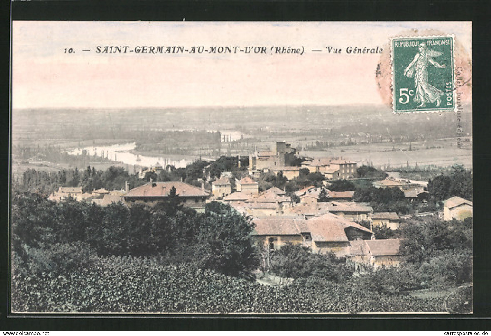 CPA Saint-Germain-au-Mont-D`Or, Vue Panoramique  - Other & Unclassified