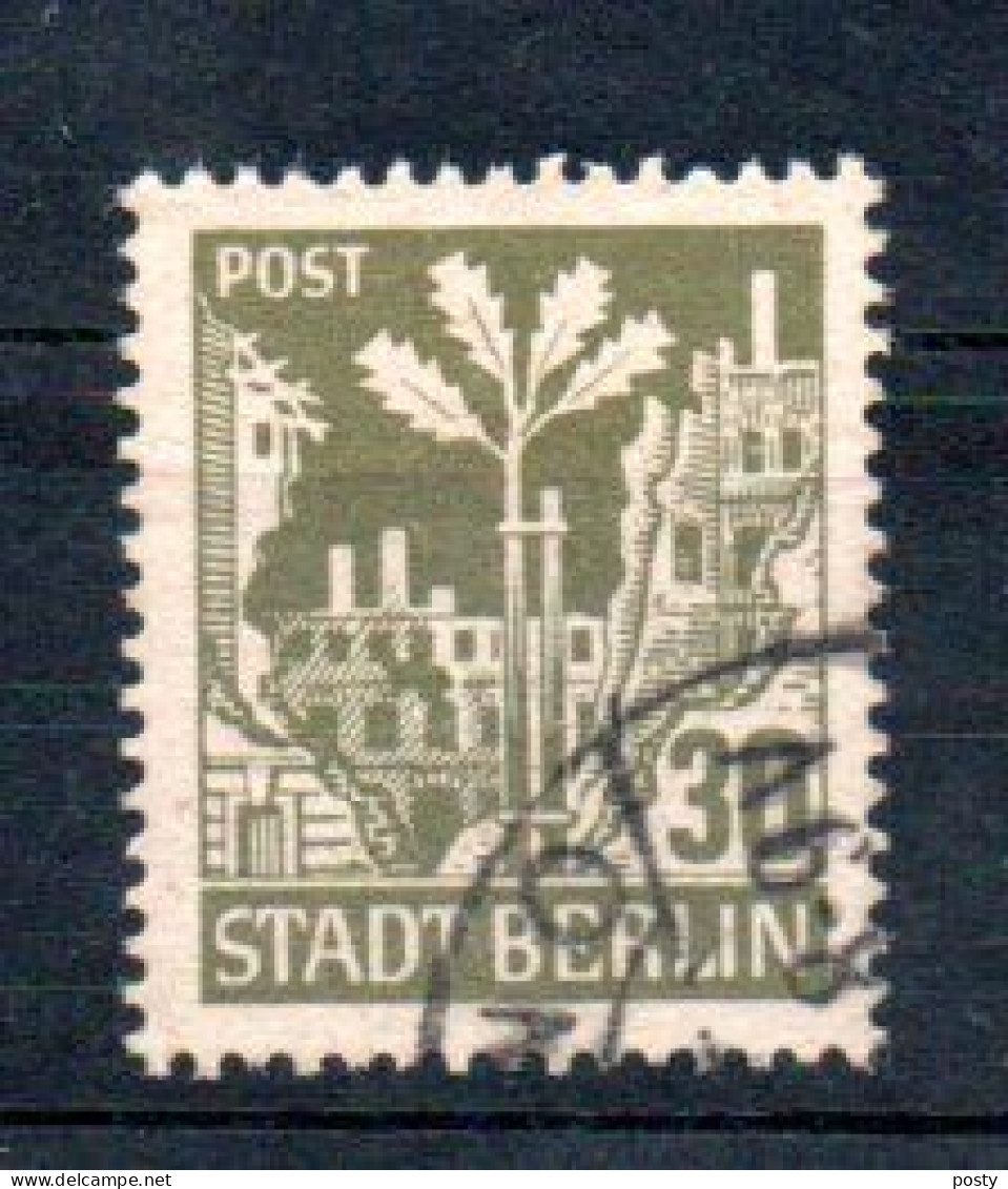 ALLEMAGNE - GERMANY - OCCUPATION SOVIETIQUE - SOVIET OCCUPATION - 1945 - BERLIN - ARBRE - TREE - 30 - Oblitéré - Used - - Gebraucht