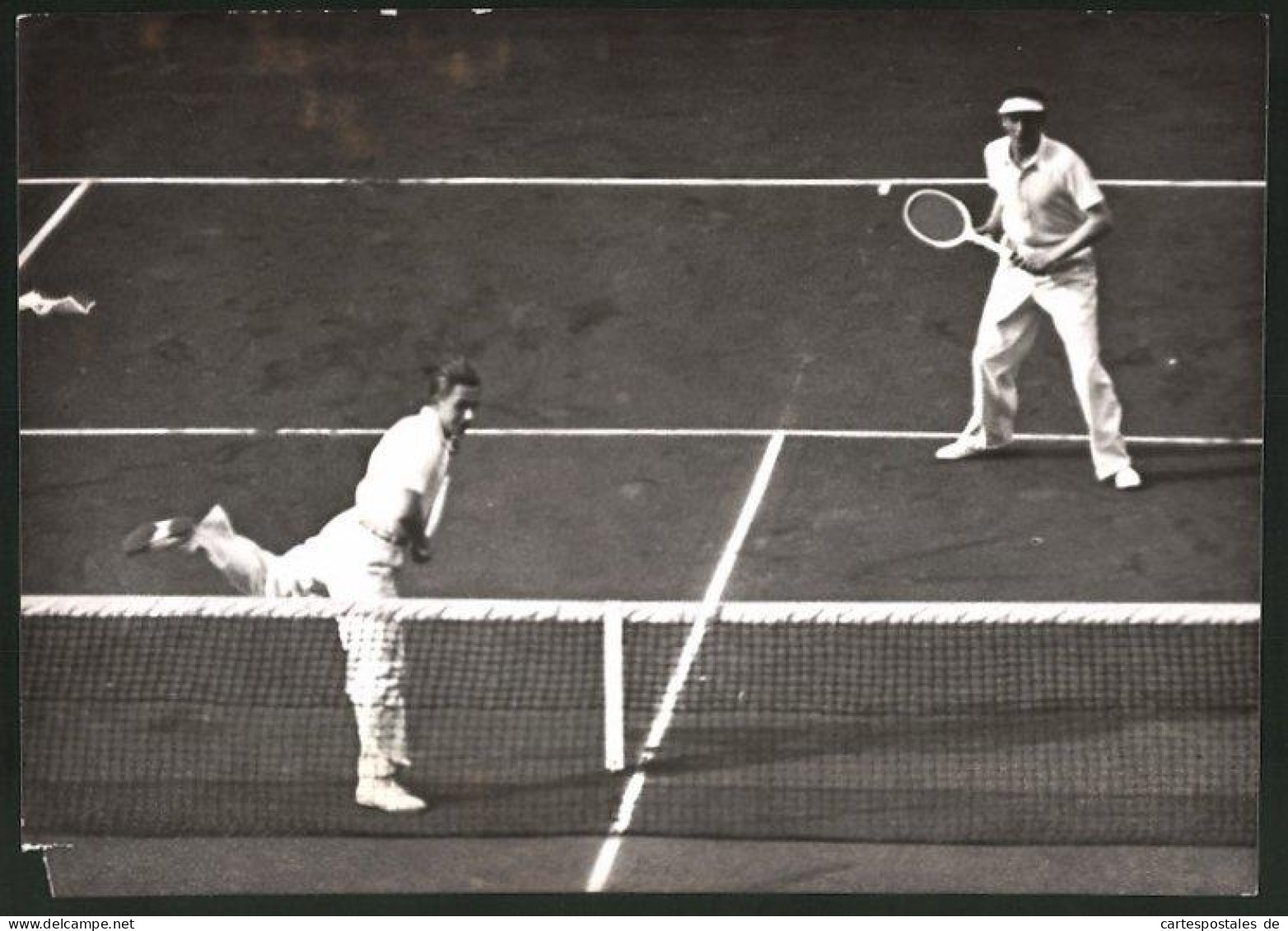 Fotografie Davispokal Deutschland : Schweiz, Tennisspieler Henkel Und Von Metaxa  - Sporten