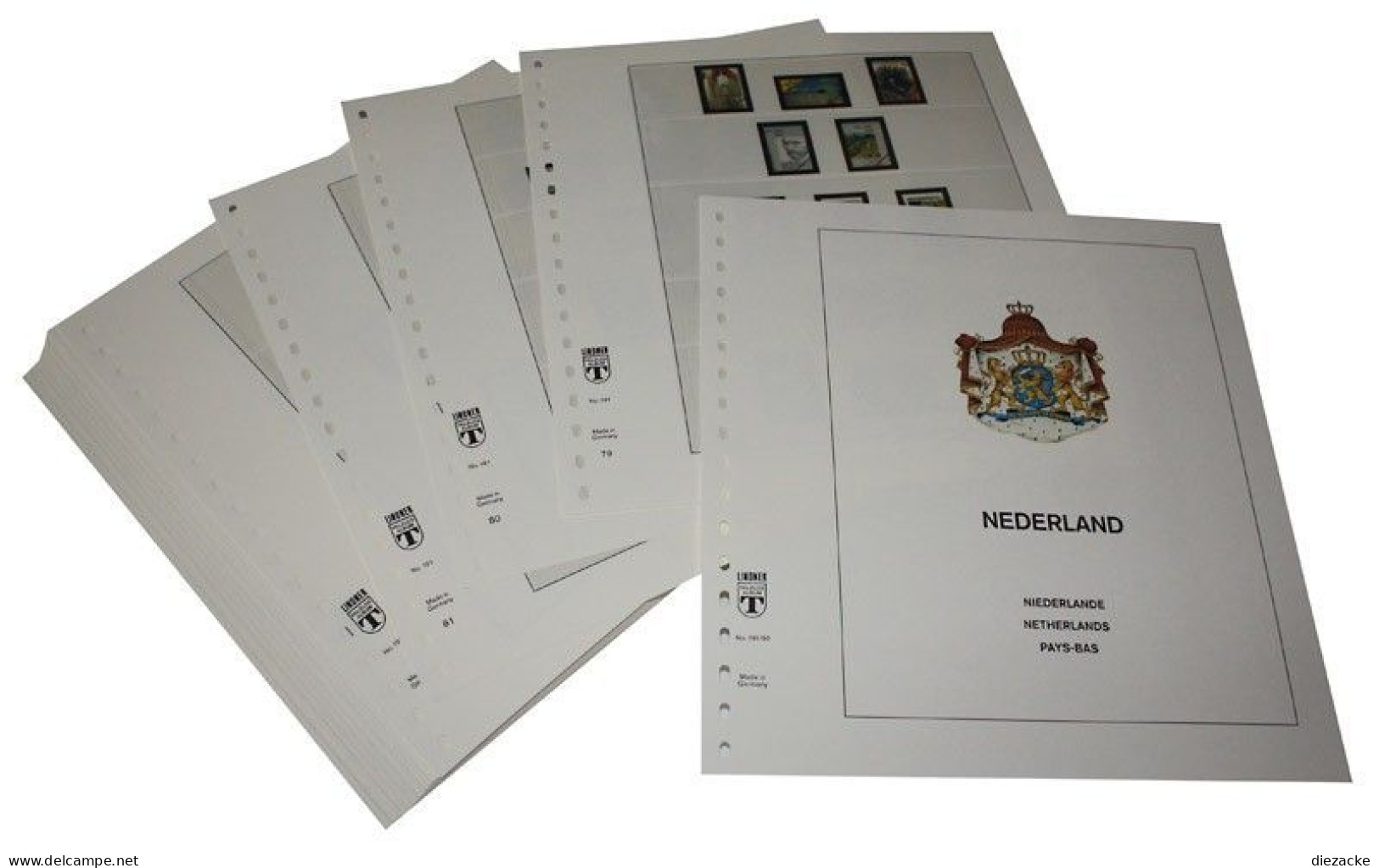 Lindner-T Niederlande 1999-2004 Vordrucke 191-99 Neuware ( - Pre-printed Pages