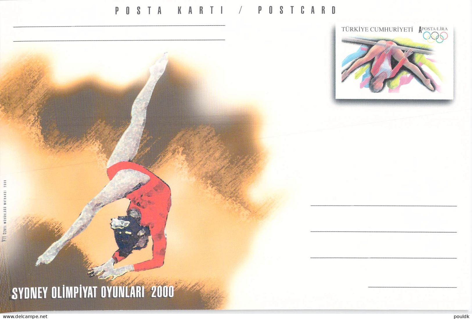 Turkey 2000 Olympic Games Sydney - Nine postal stationaries mint. Postal weight approx 0,09 kg. Please read Sales Condit